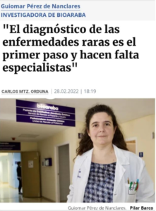 Artículo en el diario Noticias de Álava